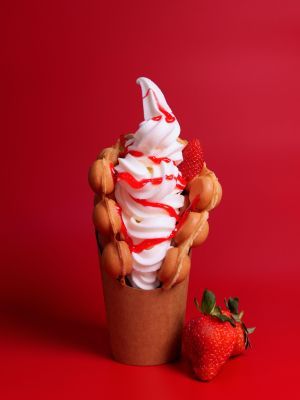 Strawberry Sundae Waffle